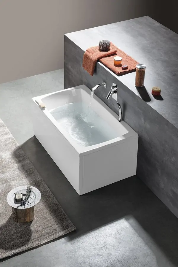 LILY obdélníková vana 120x70x39cm, bílá